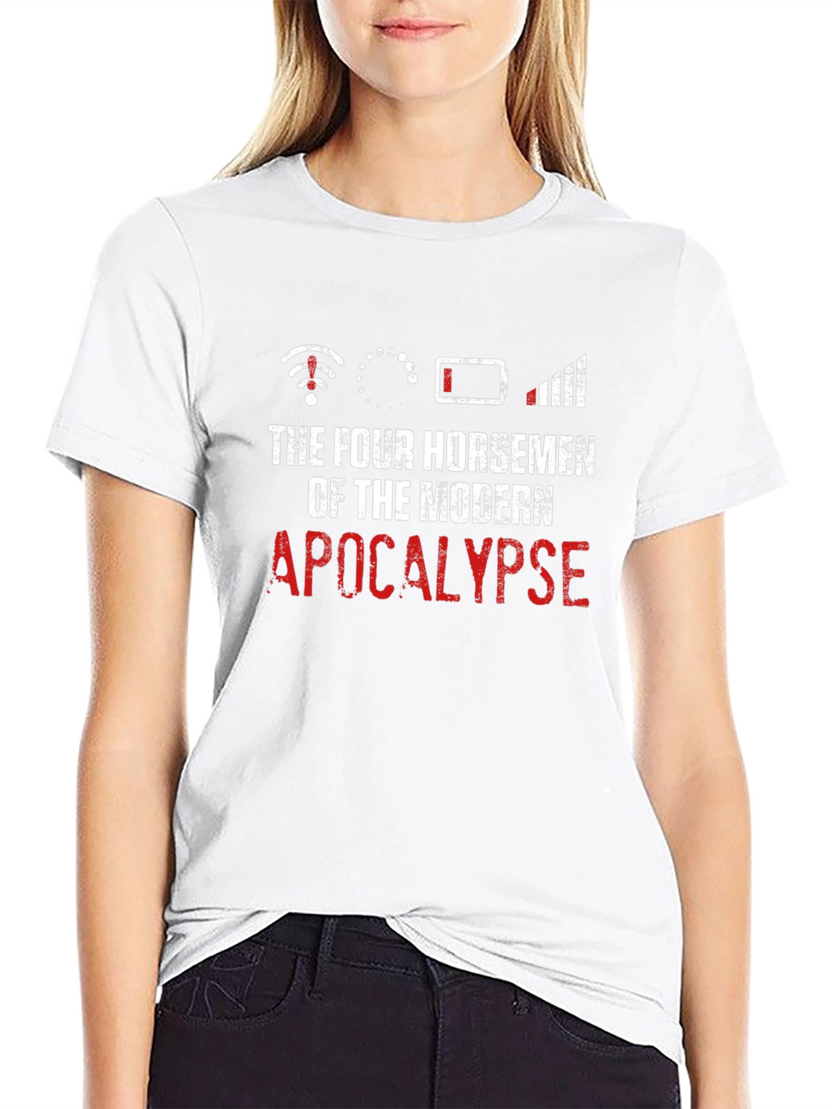 Modern Apocalypse T-Shirt Funny Geeky Humor Tee