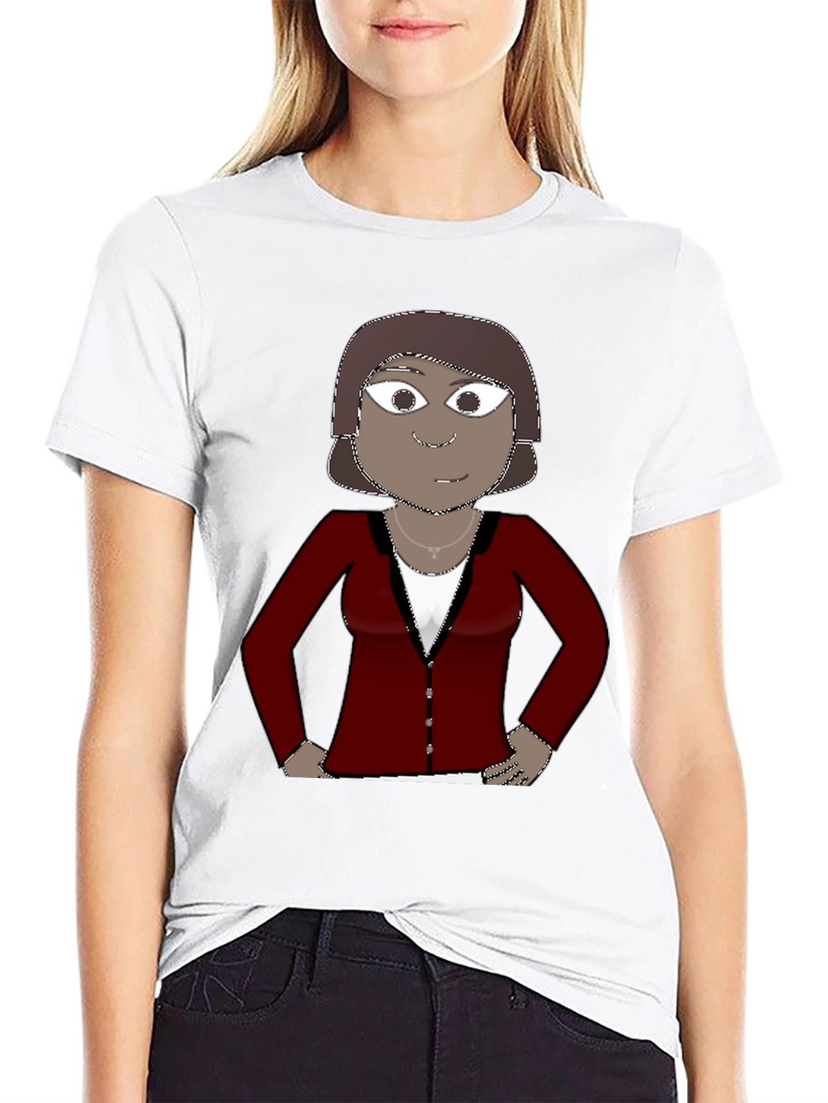 Cartoon Character Graphic Tee - Unisex