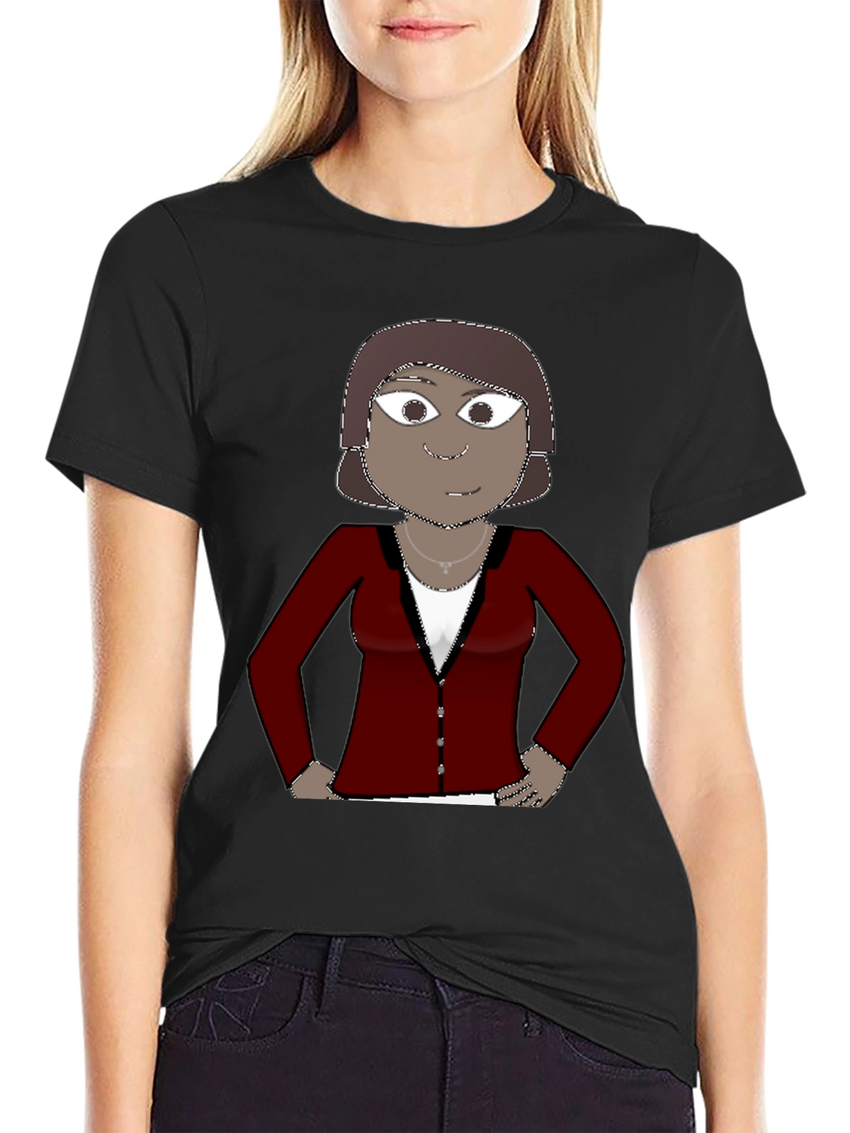 Cartoon Character Graphic Tee - Unisex
