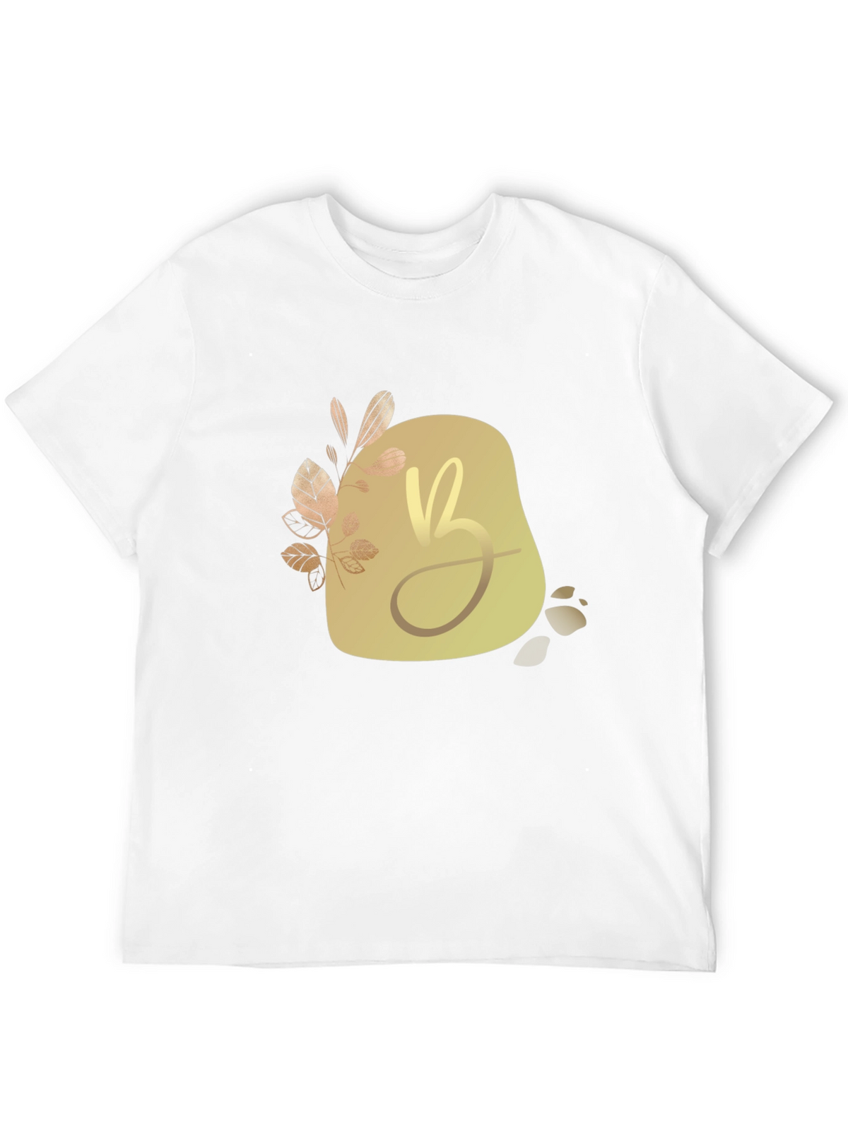 Elegant Initial B Graphic Tee - Modern Stylish Design