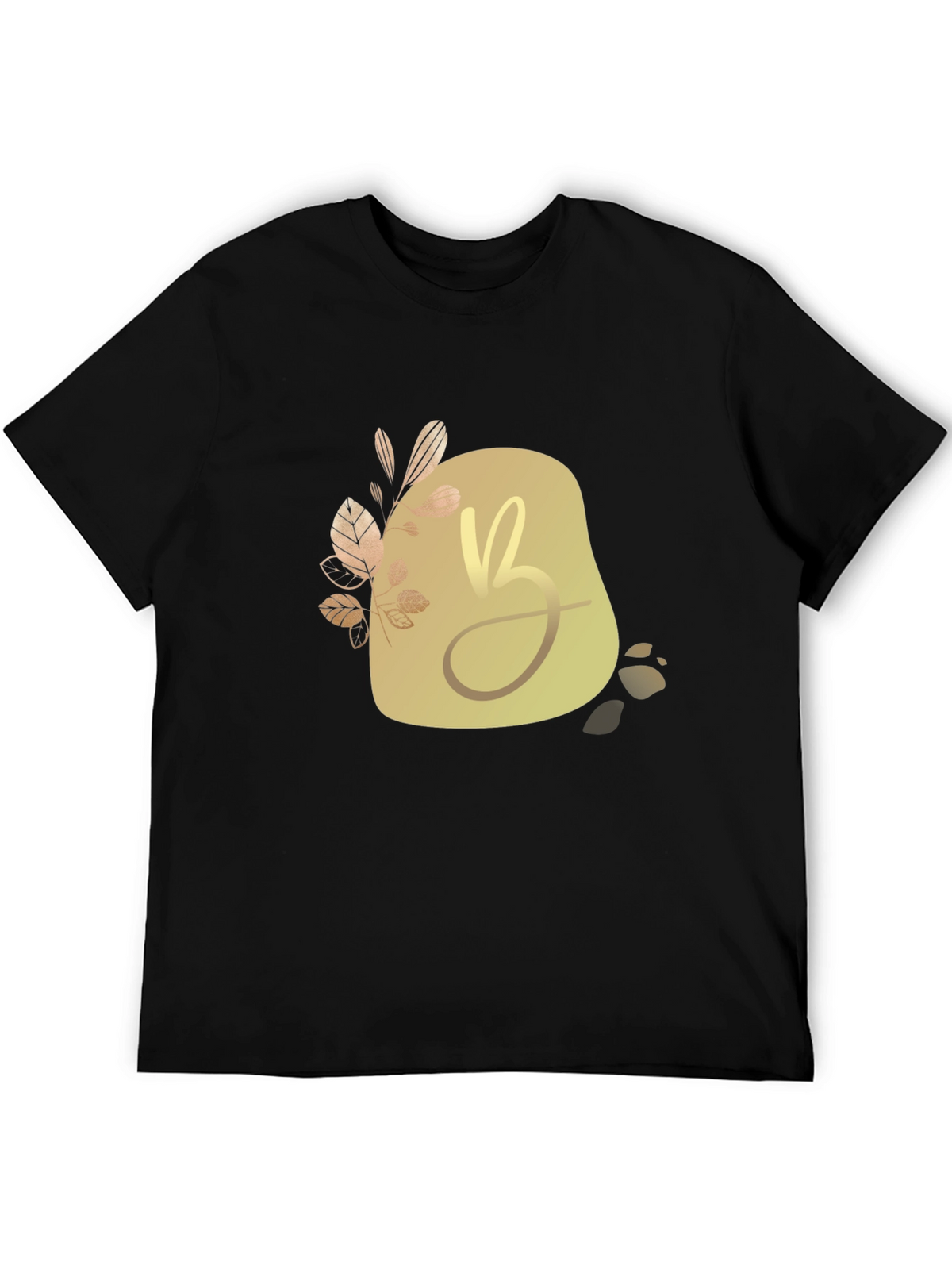 Elegant Initial B Graphic Tee - Modern Stylish Design
