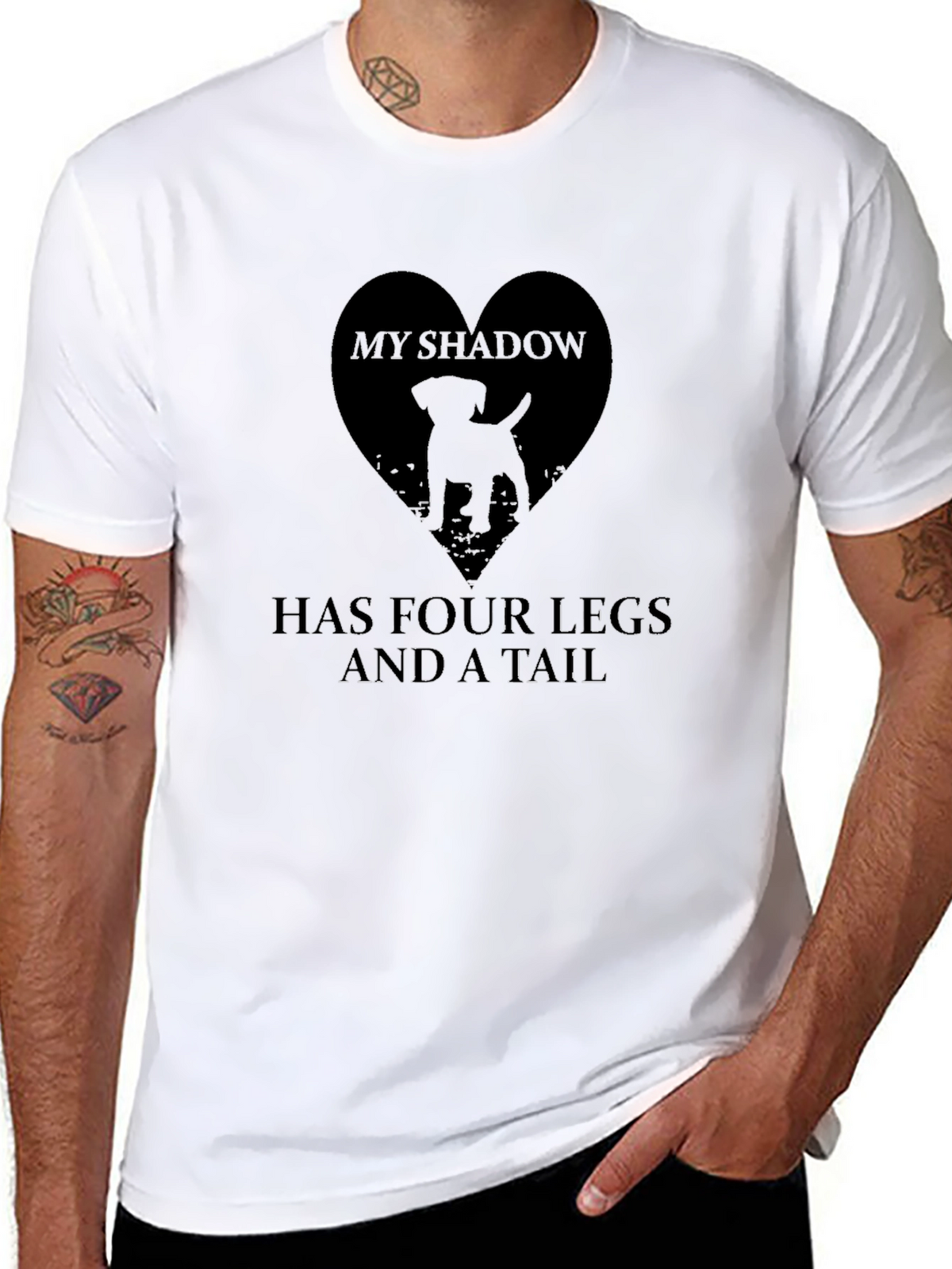 My Shadow Has Four Legs T-Shirt
