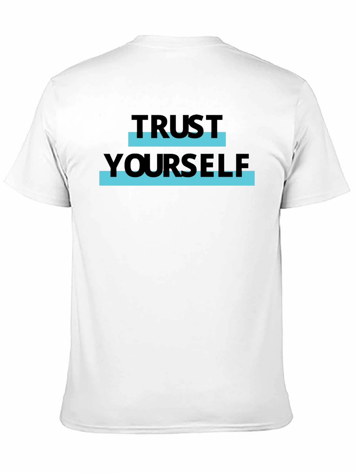 Trust Yourself Graphic Tee - Stylish Black T-Shirt
