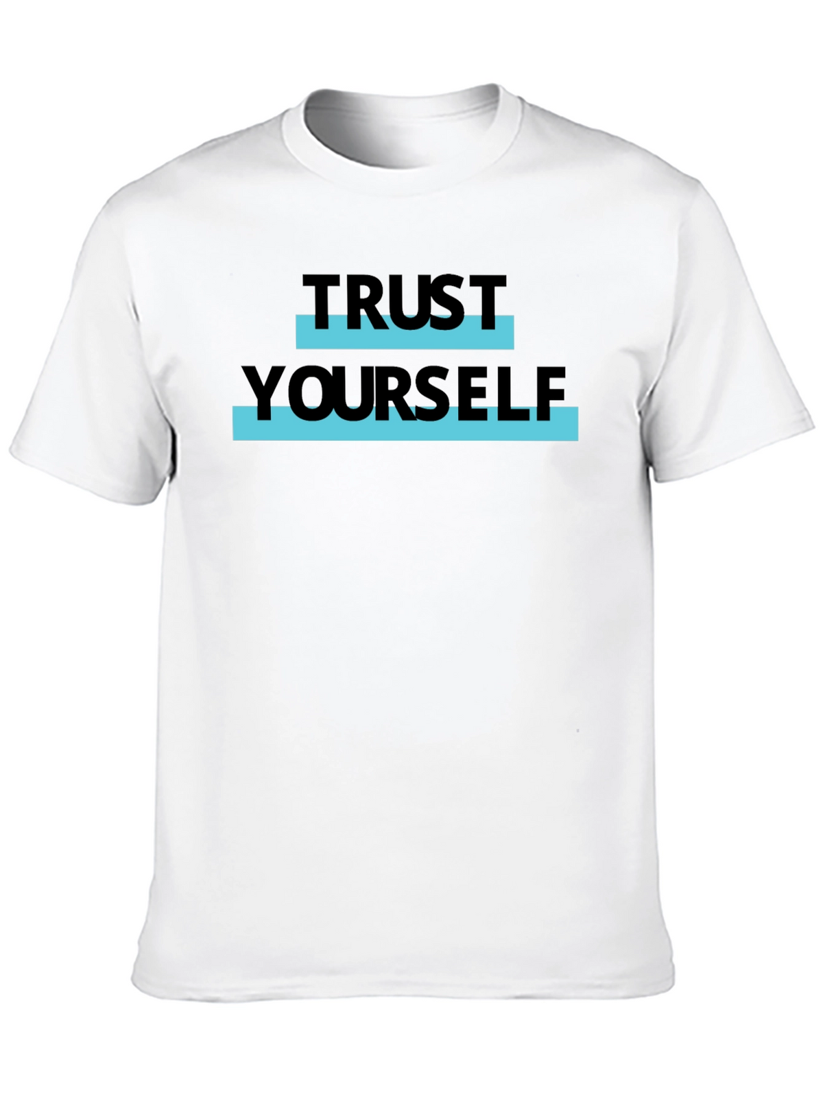Trust Yourself Graphic Tee - Stylish Black T-Shirt