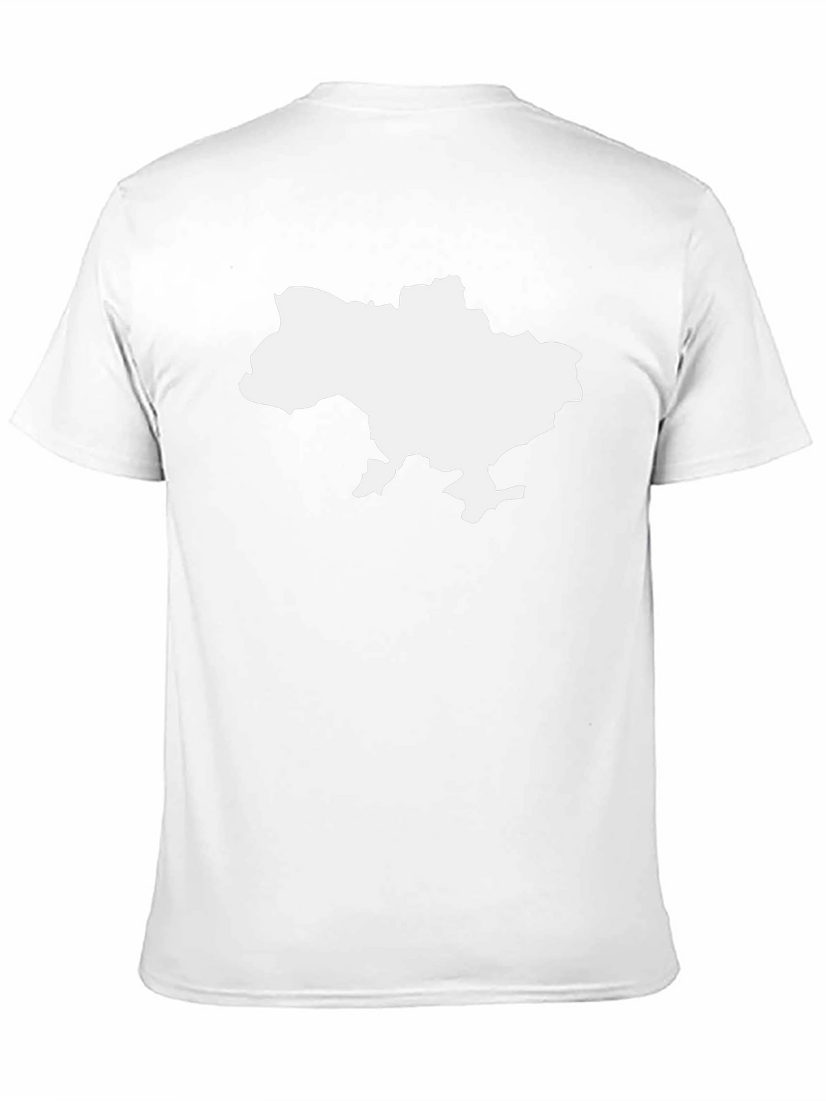 Ukraine Map Black T-Shirt