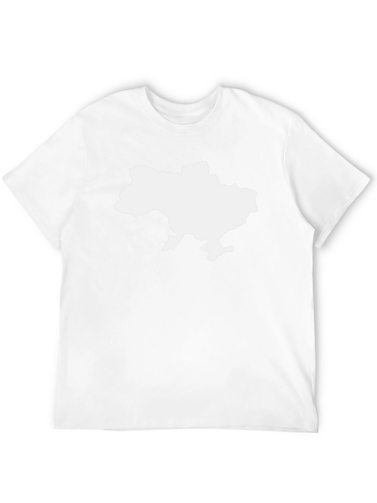 Ukraine Map Black T-Shirt