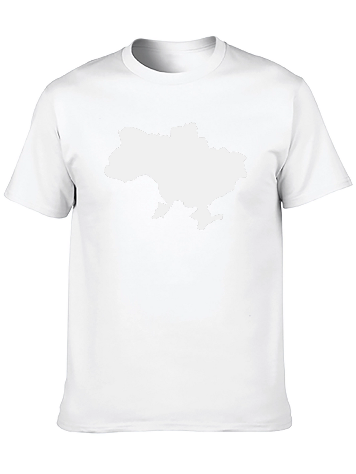 Ukraine Map Black T-Shirt