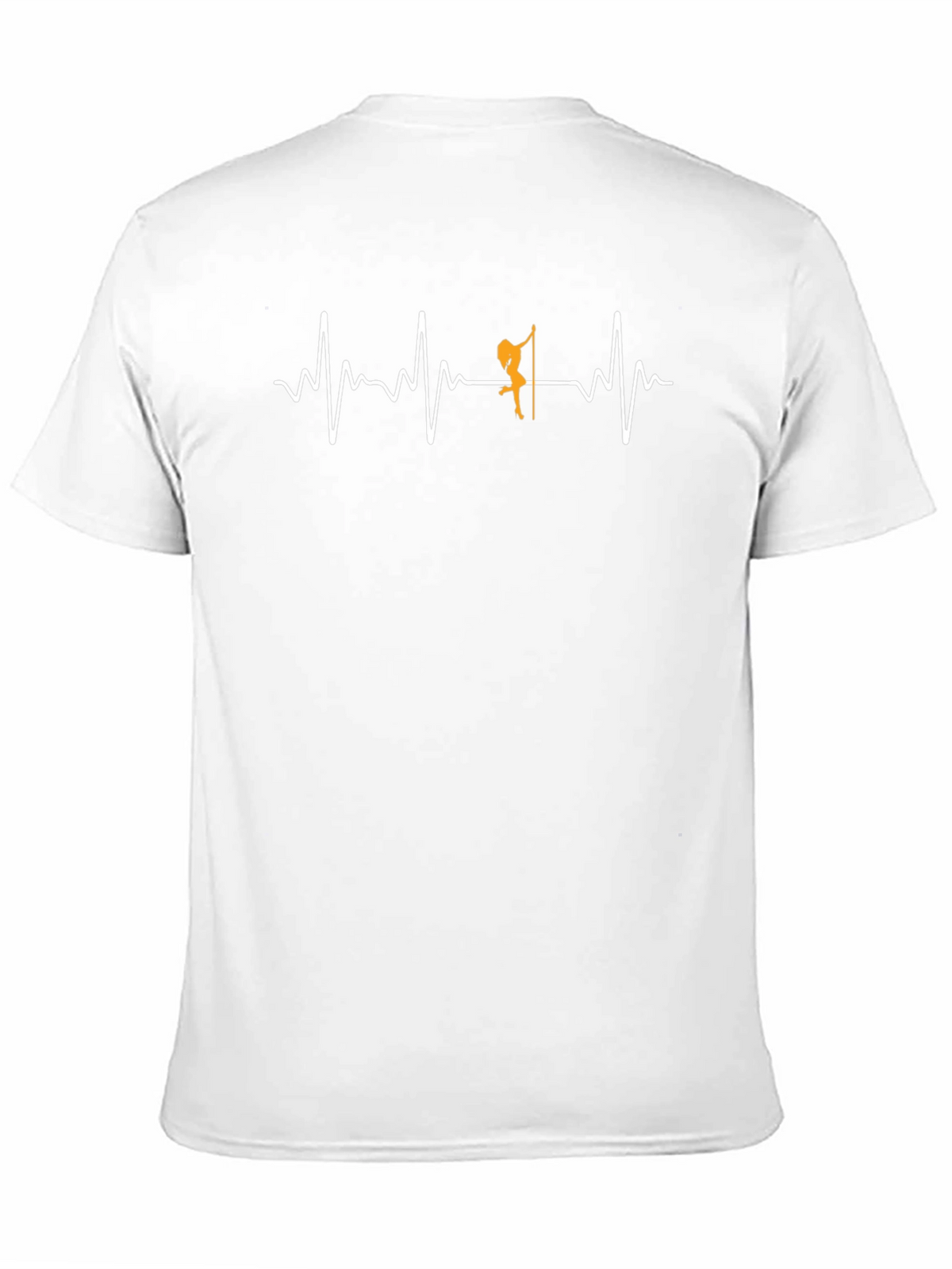 Pole Dance Heartbeat Graphic Tee - Black