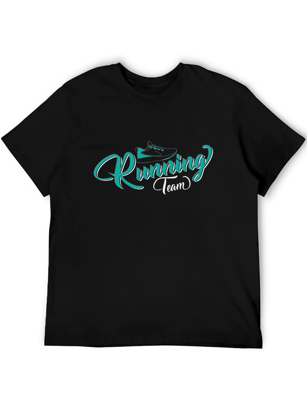 Running Team Graphic Tee - Black Casual Shirt