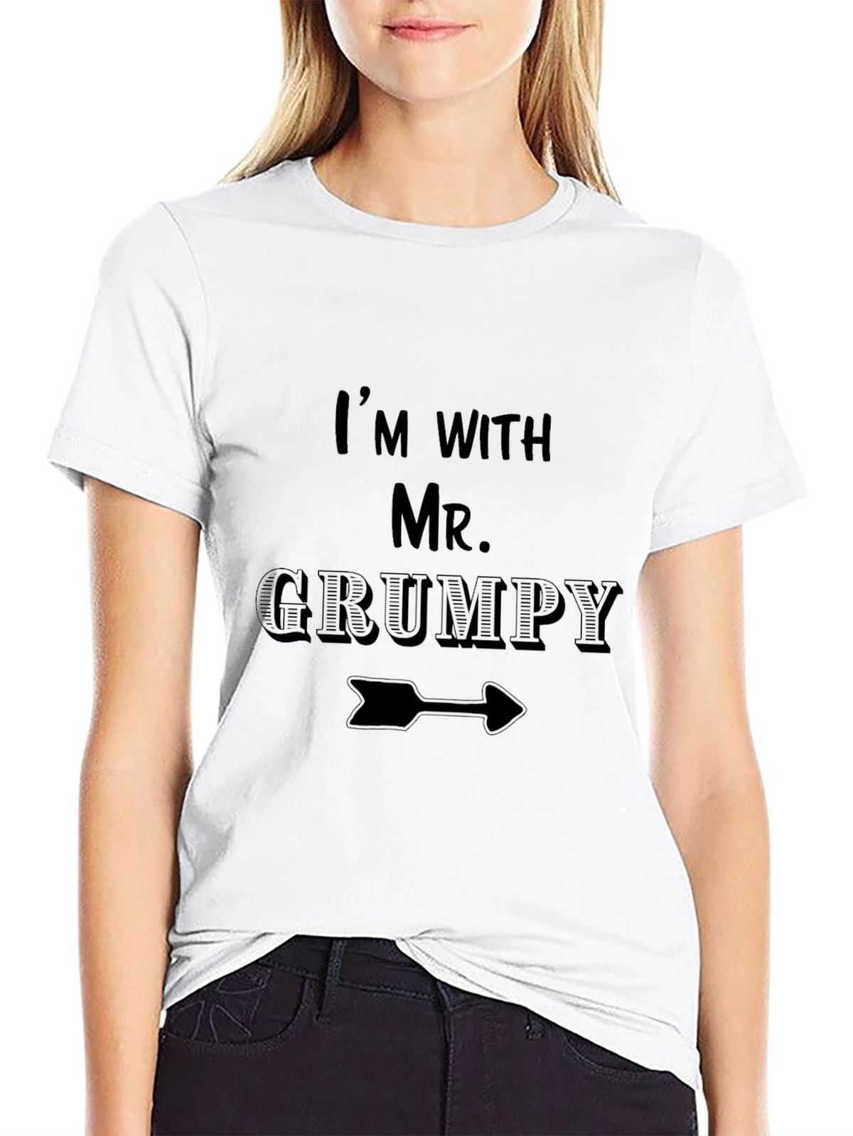 Im with Mr. Grumpy Funny Novelty T-Shirt