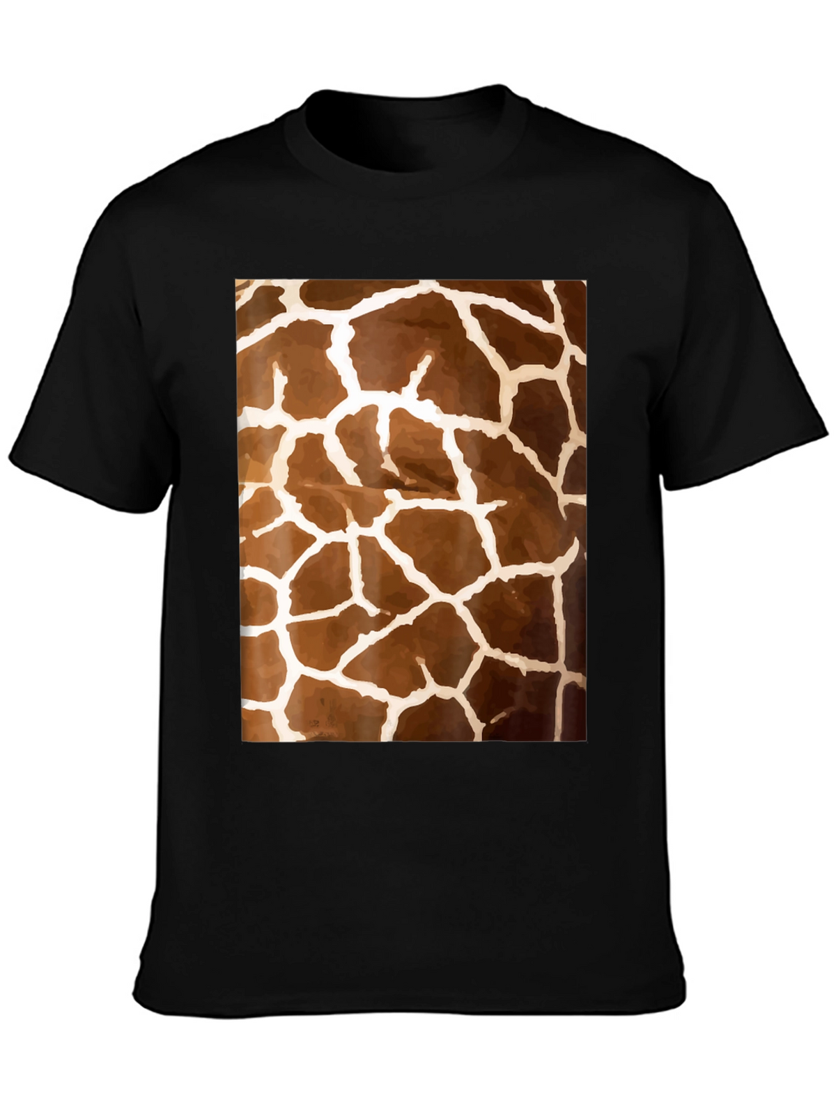 Giraffe Print T-Shirt - Unique Animal Pattern Tee
