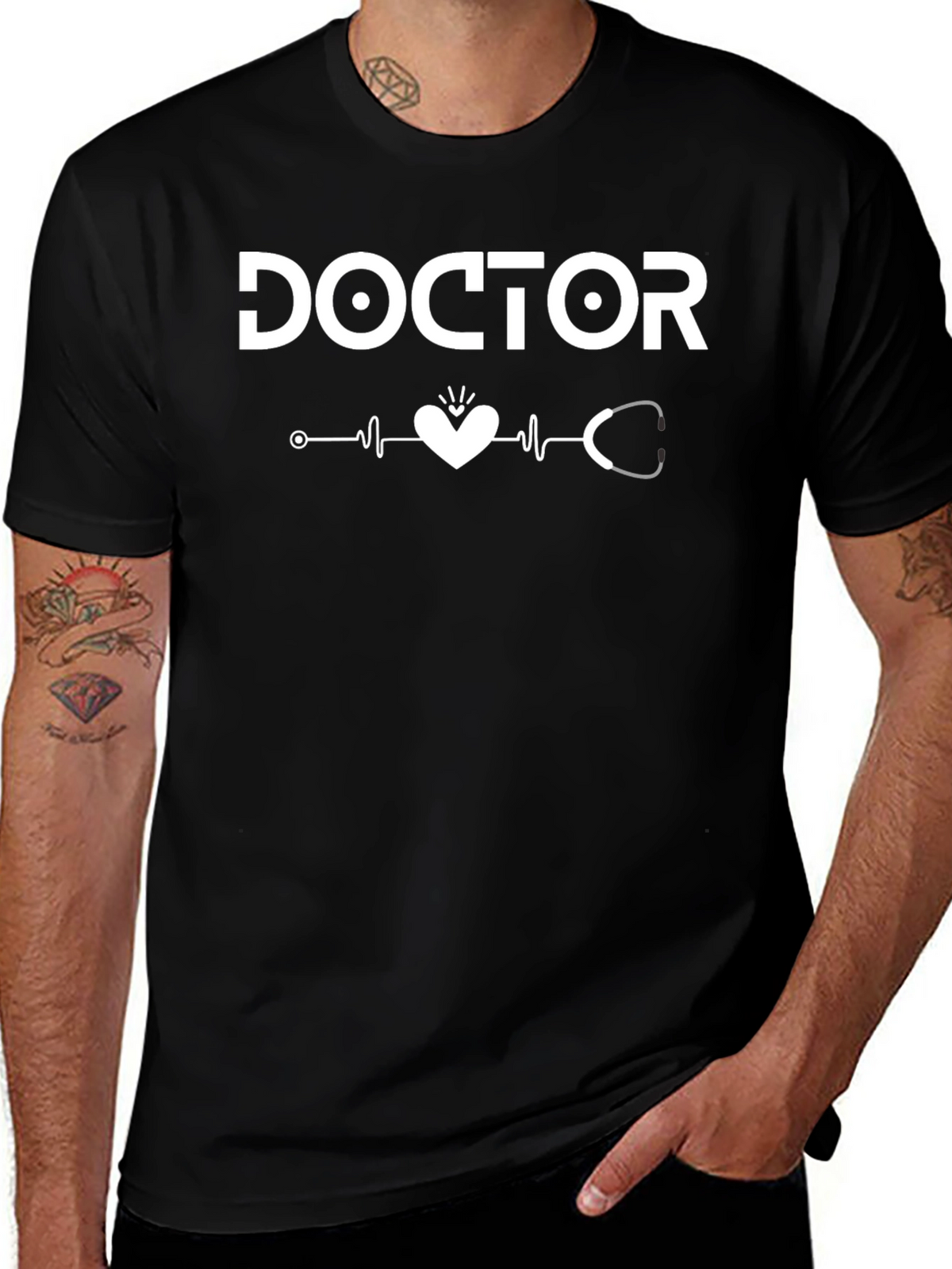Doctor Heartbeat T-Shirt - Medical Profession Tee