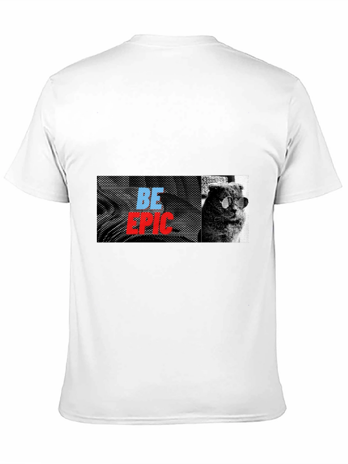 Be Epic Cat Graphic Tee - Black