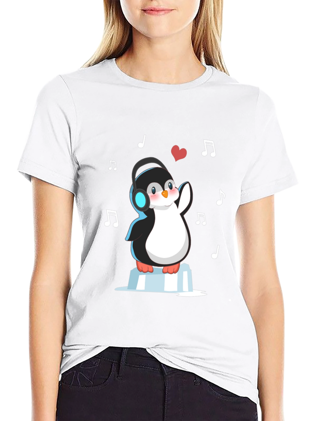 Musical Penguin Graphic Tee