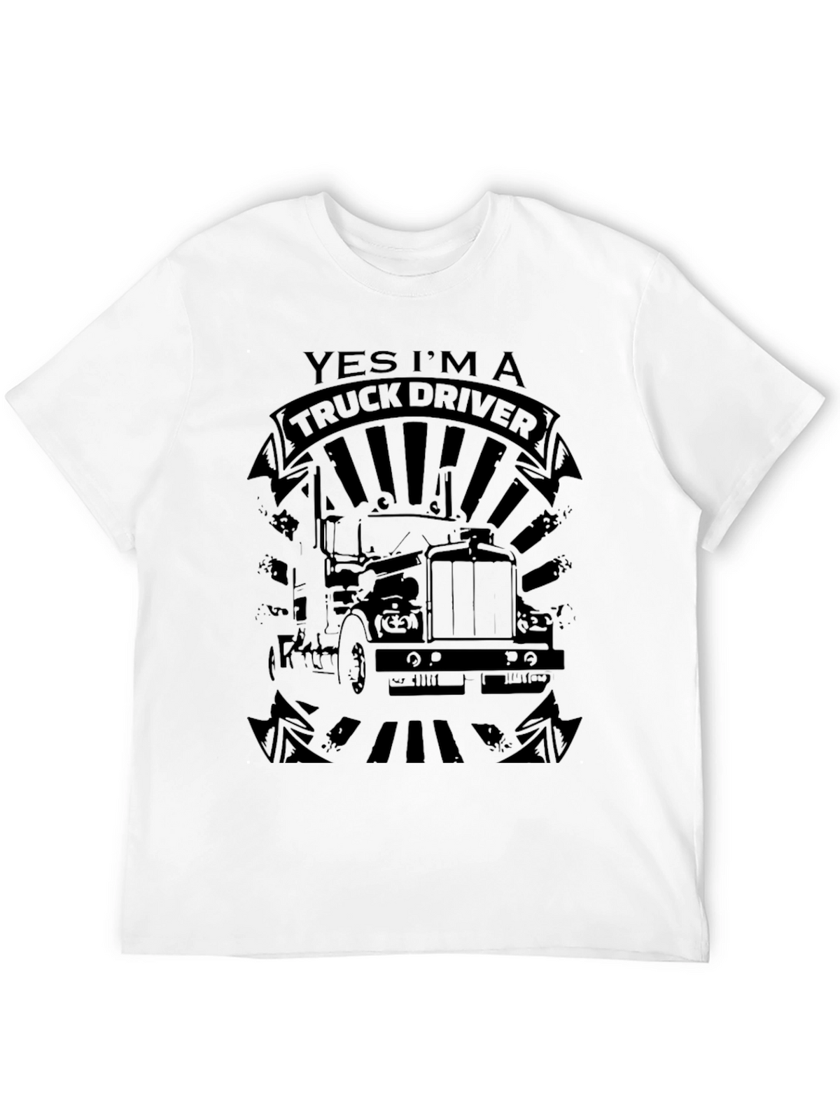Yes Im a Truck Driver Graphic T-Shirt