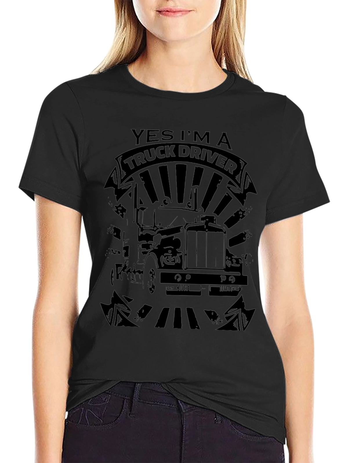 Yes Im a Truck Driver Graphic T-Shirt