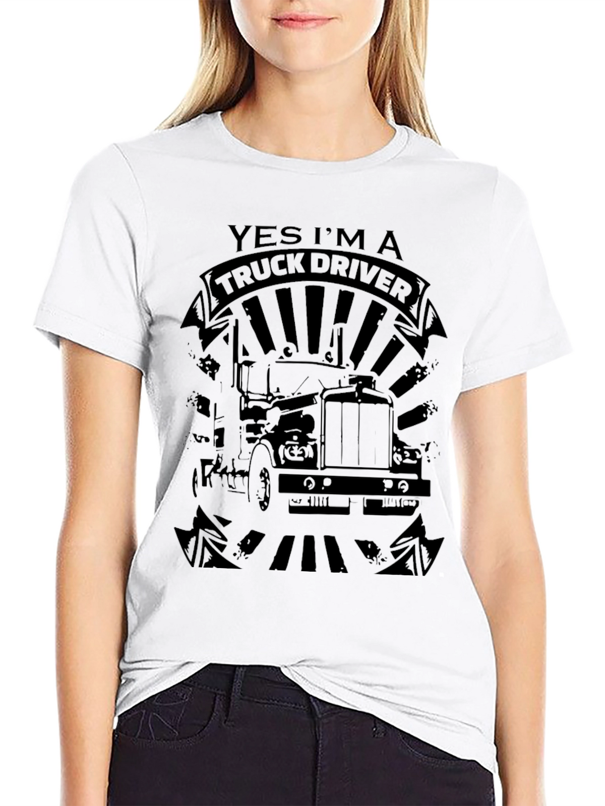 Yes Im a Truck Driver Graphic T-Shirt