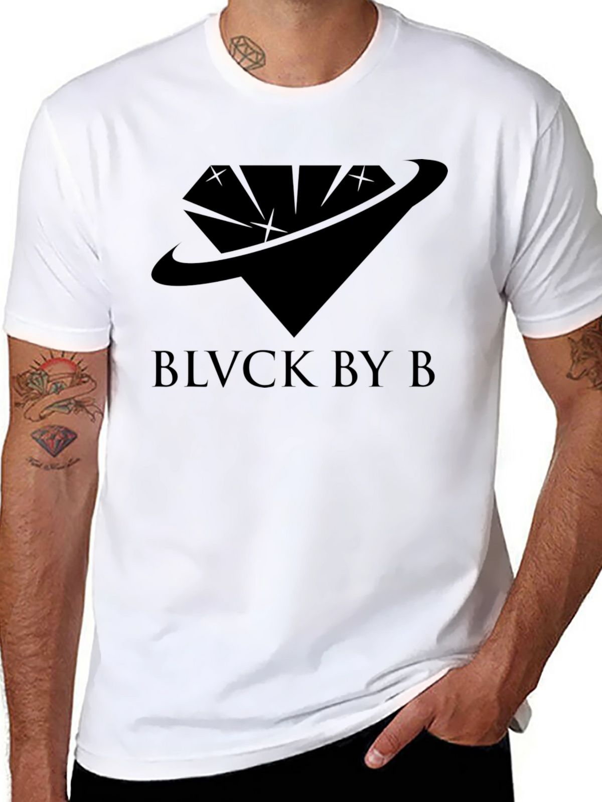 Black Diamond Tee - BLVCK BY B Graphic T-Shirt