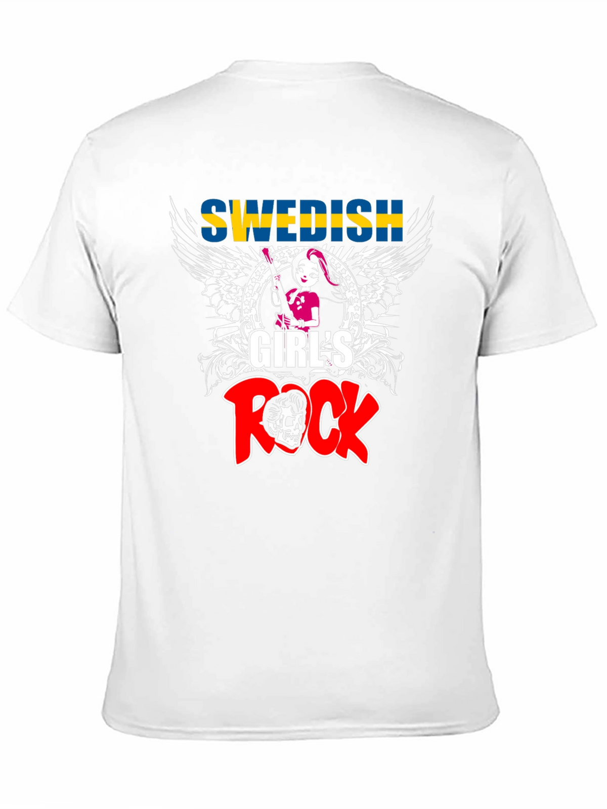 Swedish Girls Rock T-Shirt - Music Lover Tee