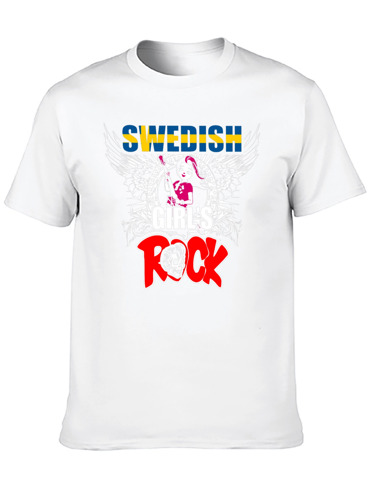 Swedish Girls Rock T-Shirt - Music Lover Tee