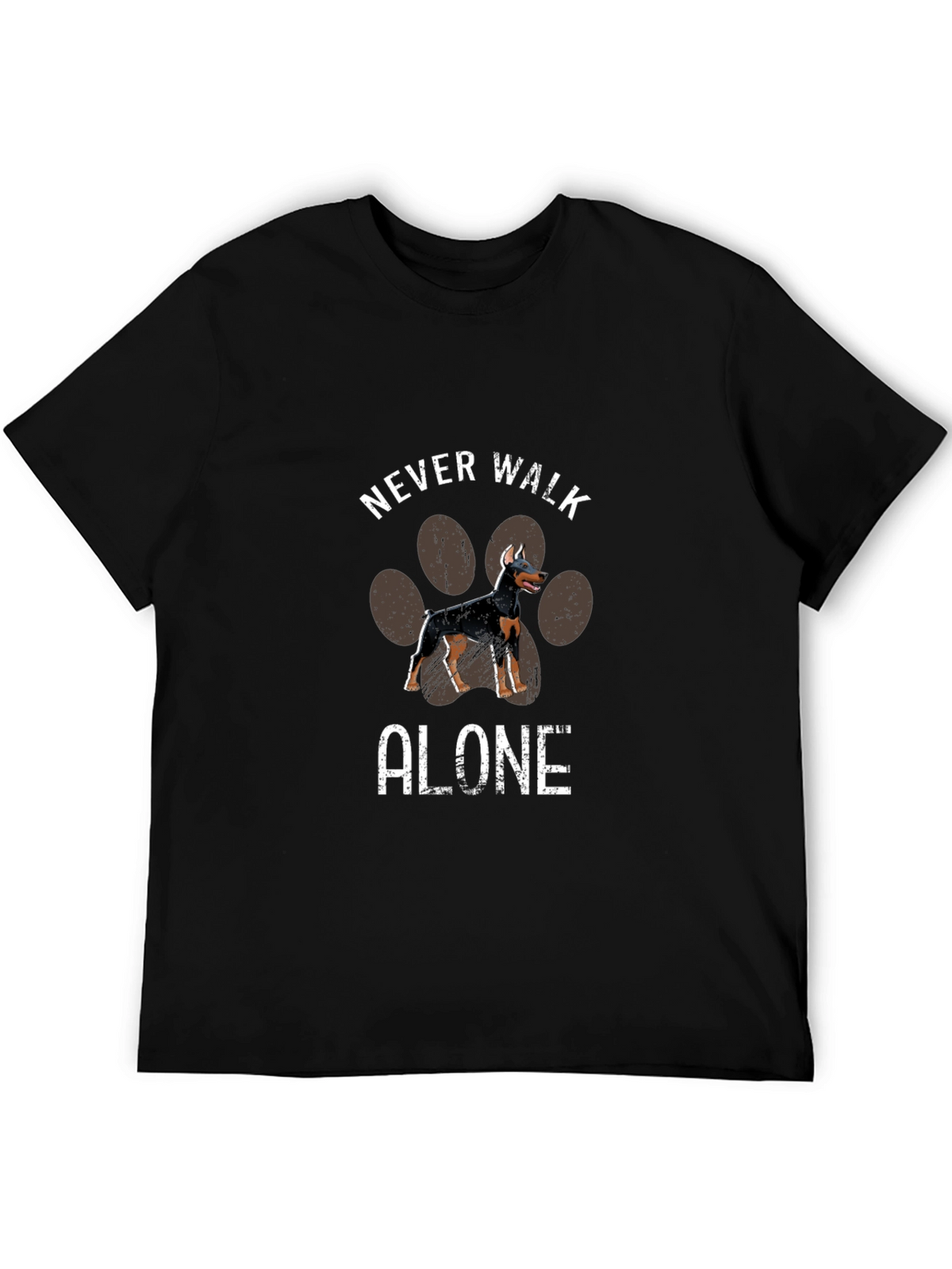 Never Walk Alone Dog T-Shirt
