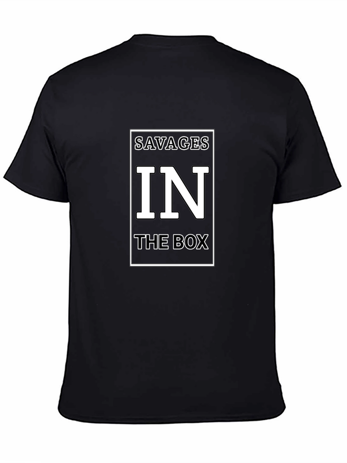 Savages in The Box Graphic T-Shirt - Black