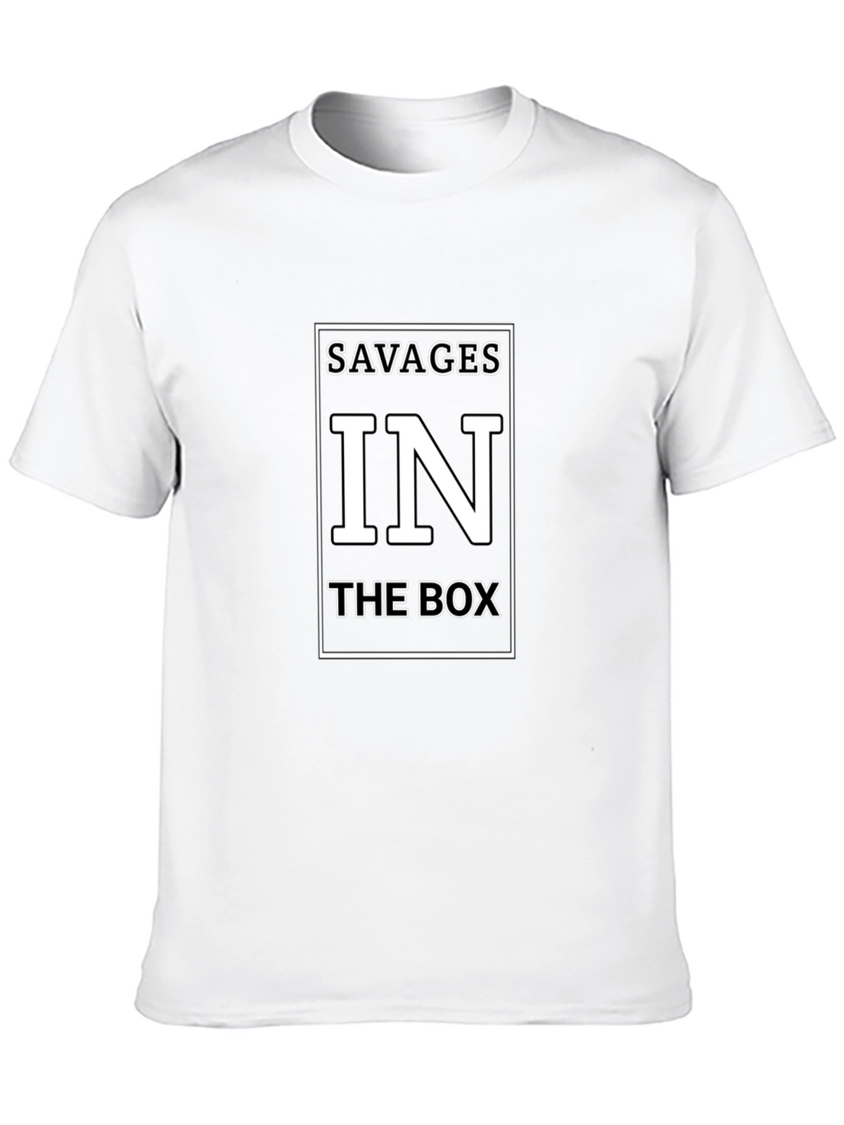 Savages in The Box Graphic T-Shirt - Black