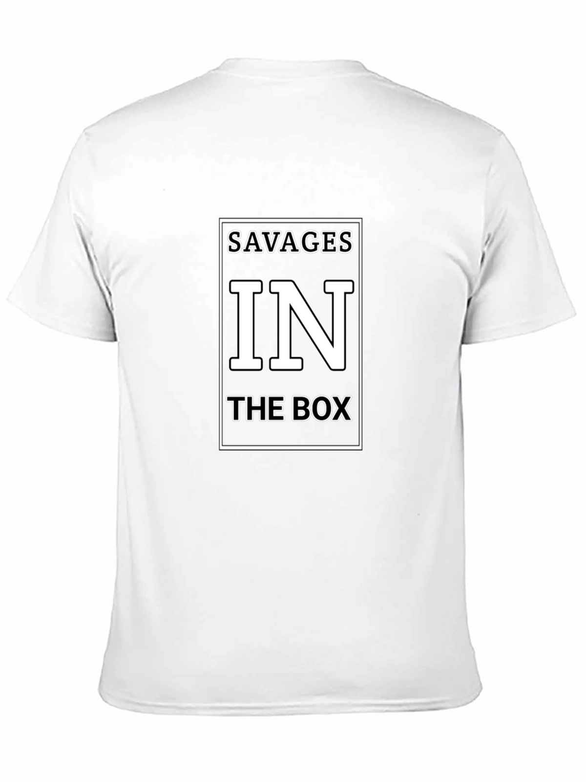 Savages in The Box Graphic T-Shirt - Black