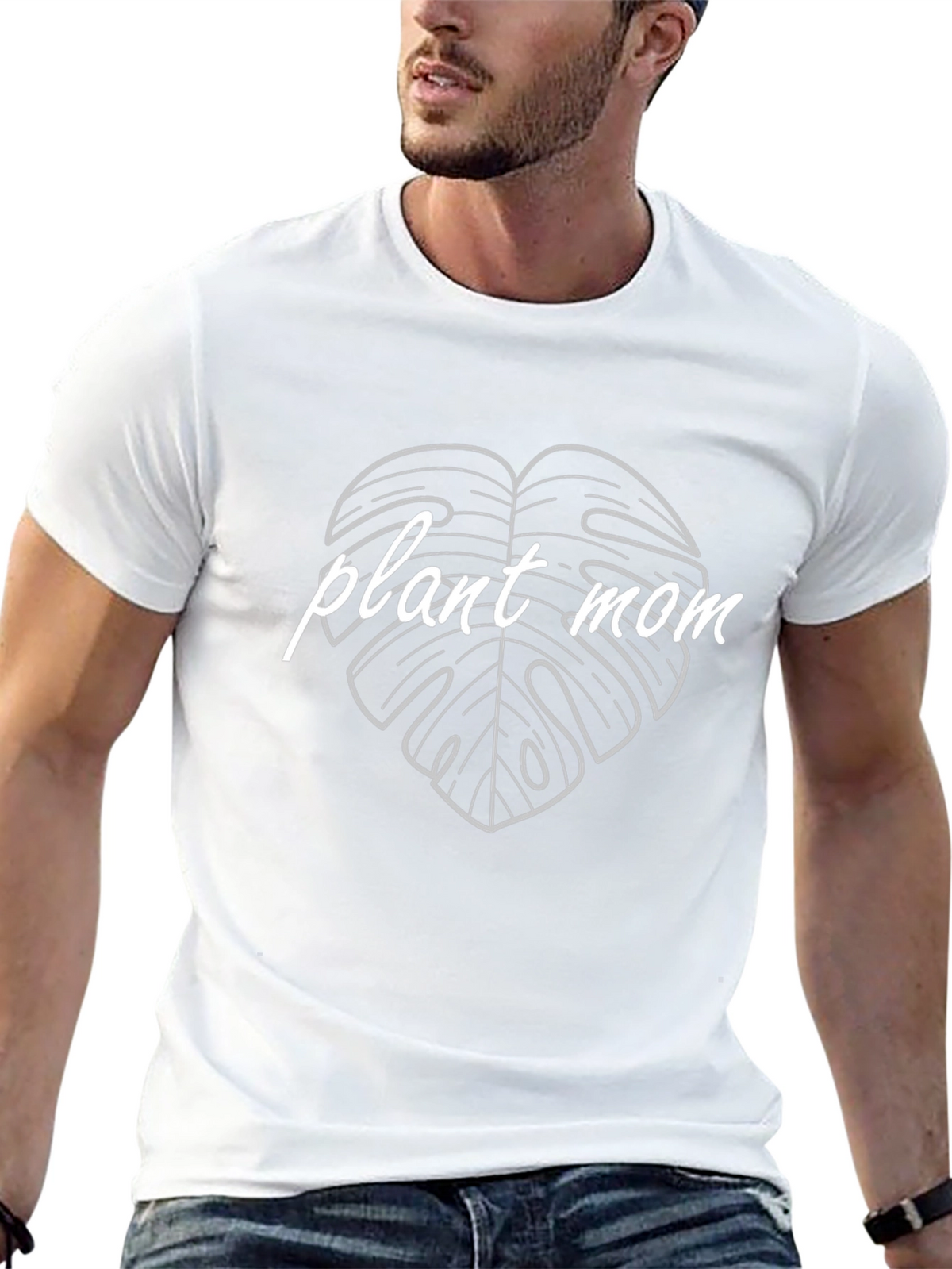 Plant Mom Graphic Tee - Black