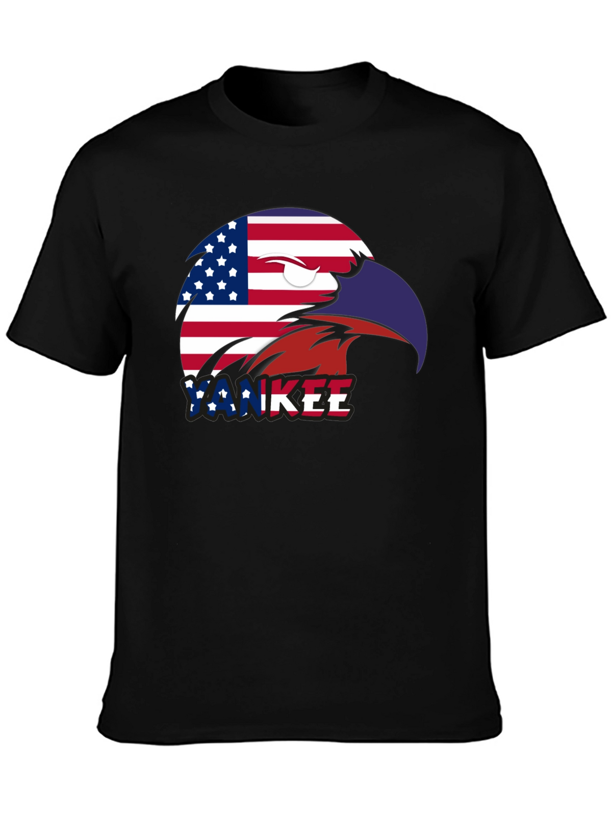 Patriotic Eagle YANKEE Graphic T-Shirt