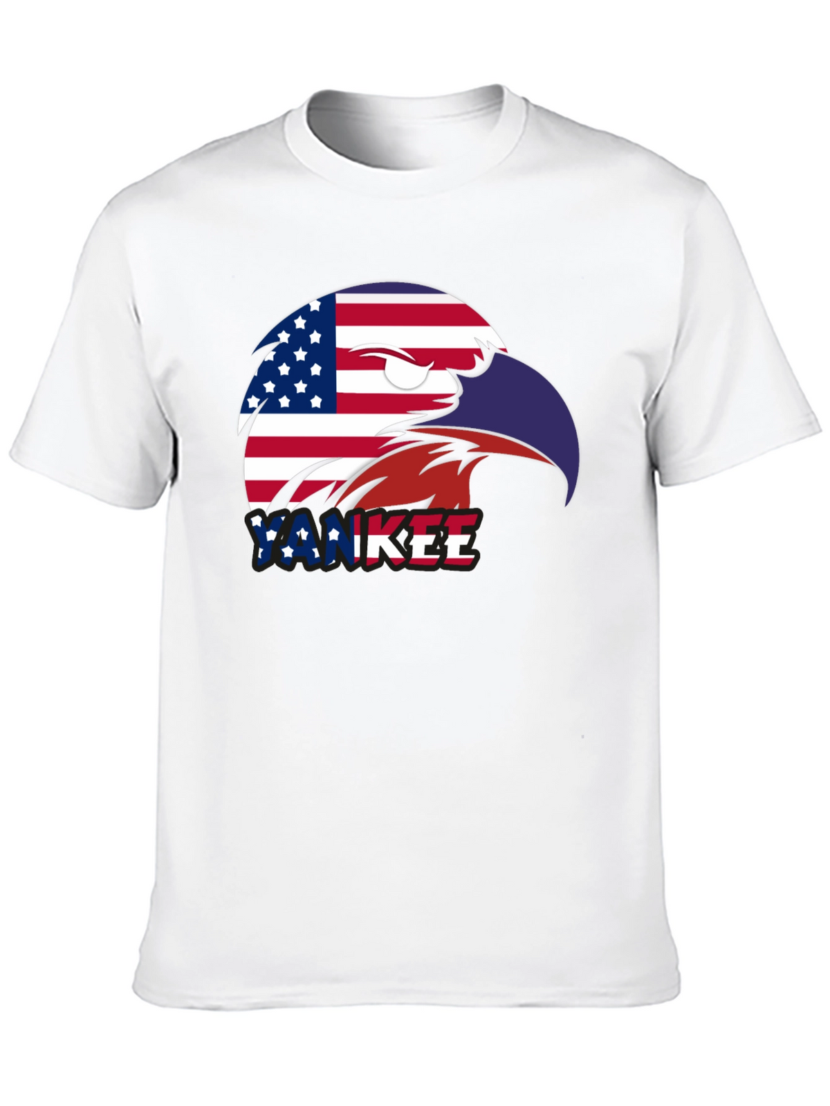 Patriotic Eagle YANKEE Graphic T-Shirt