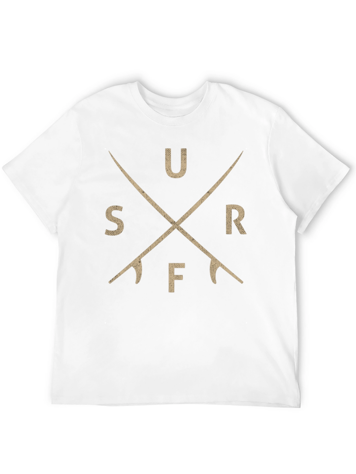 Surfboard Cross T-Shirt - Black