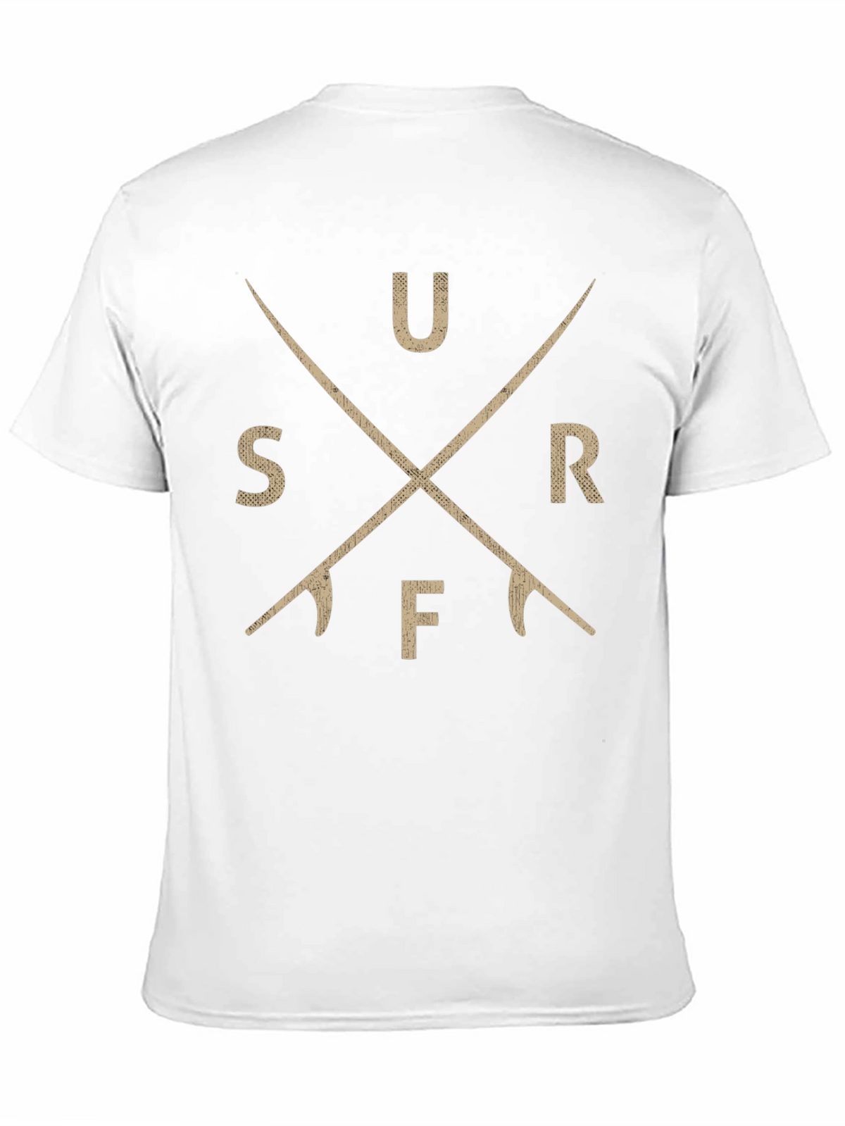 Surfboard Cross T-Shirt - Black