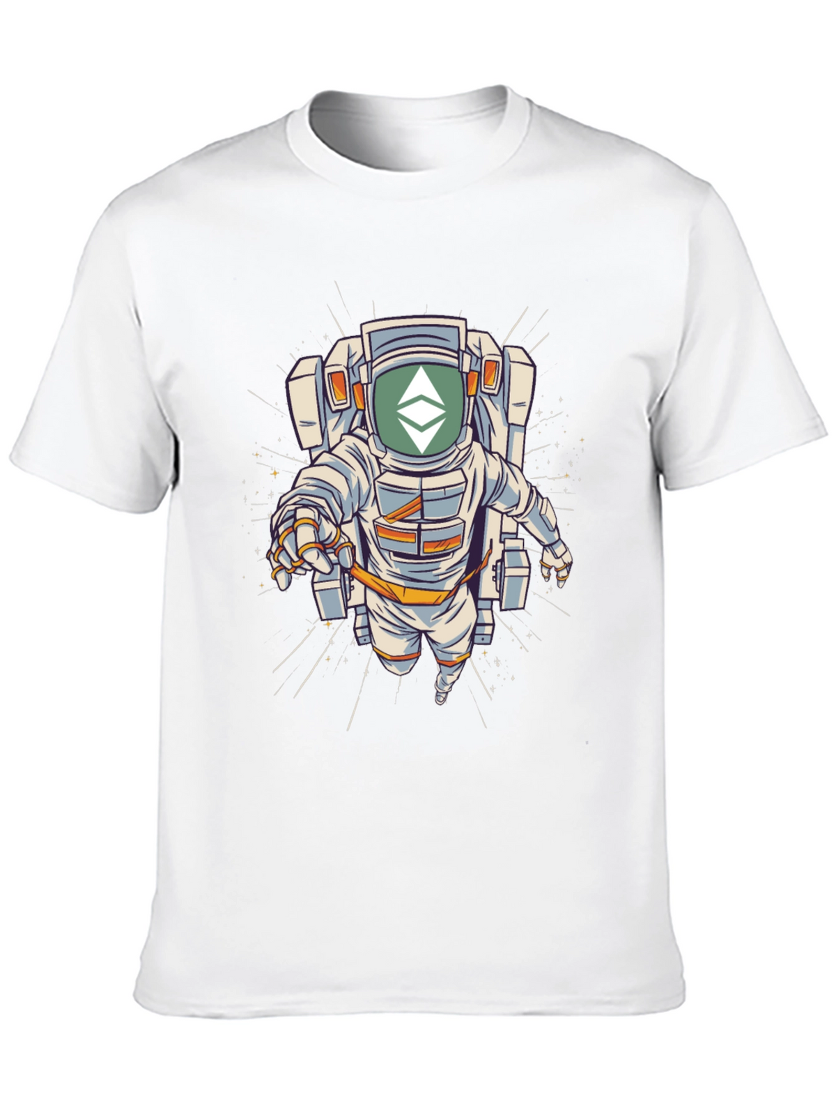 Ethereum Astronaut Black T-Shirt