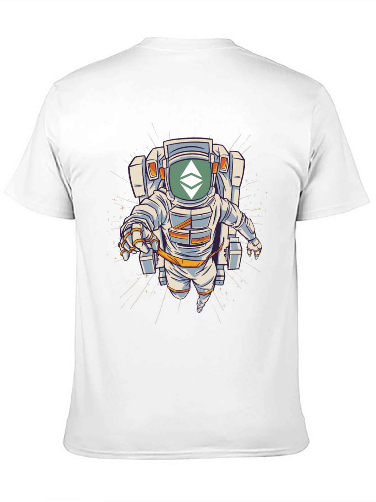 Ethereum Astronaut Black T-Shirt