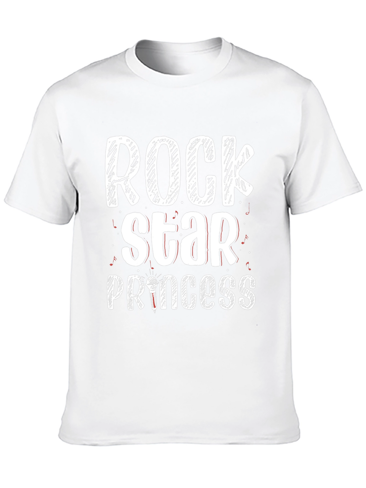 Rock Star Princess Black Graphic Tee