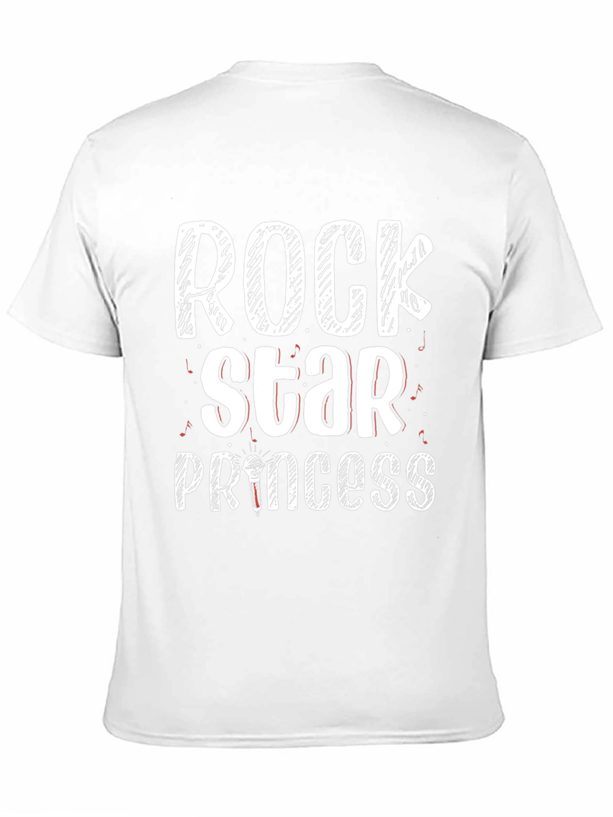 Rock Star Princess Black Graphic Tee