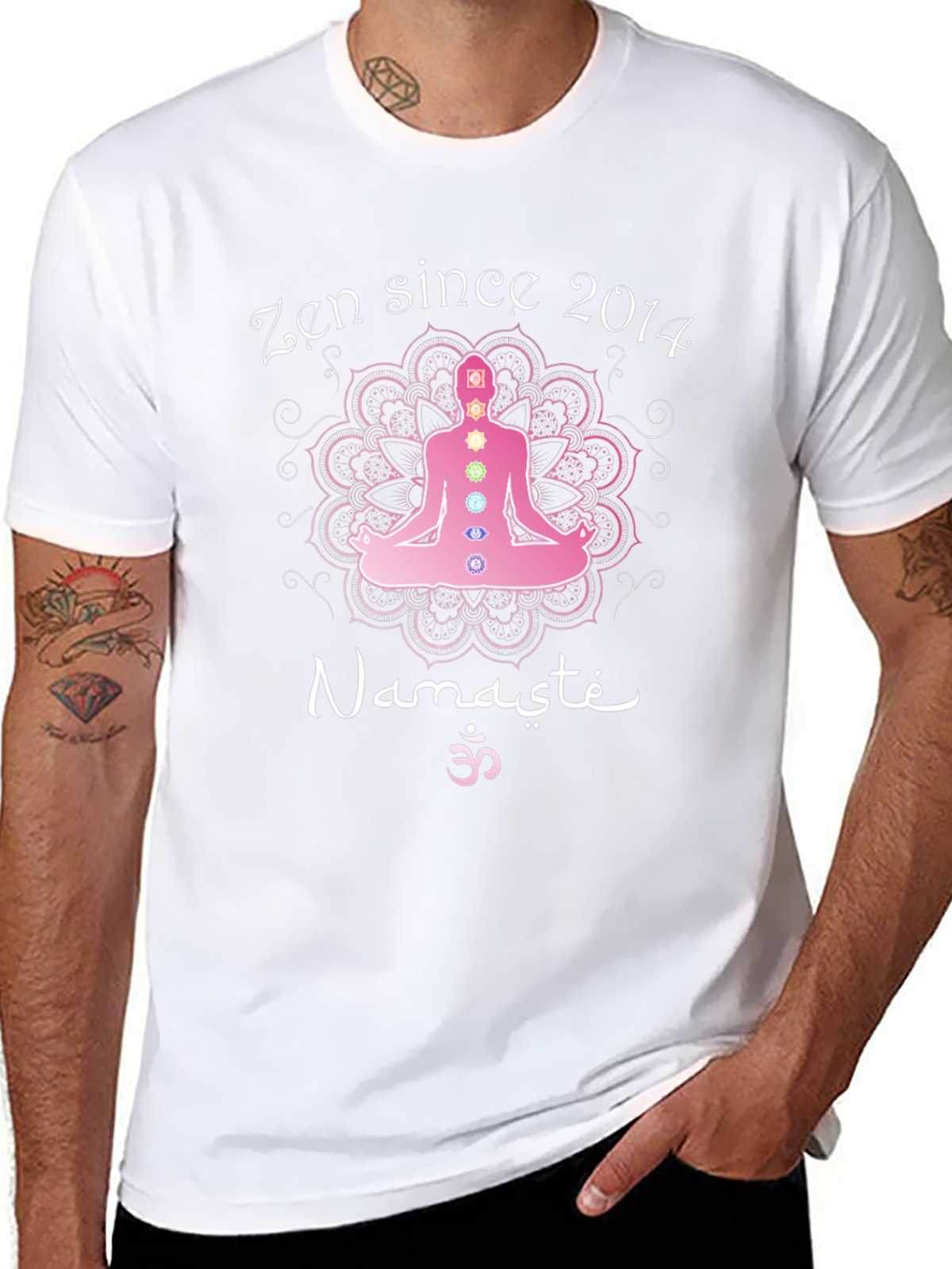 Zen Since 2014 Namaste Meditation T-Shirt