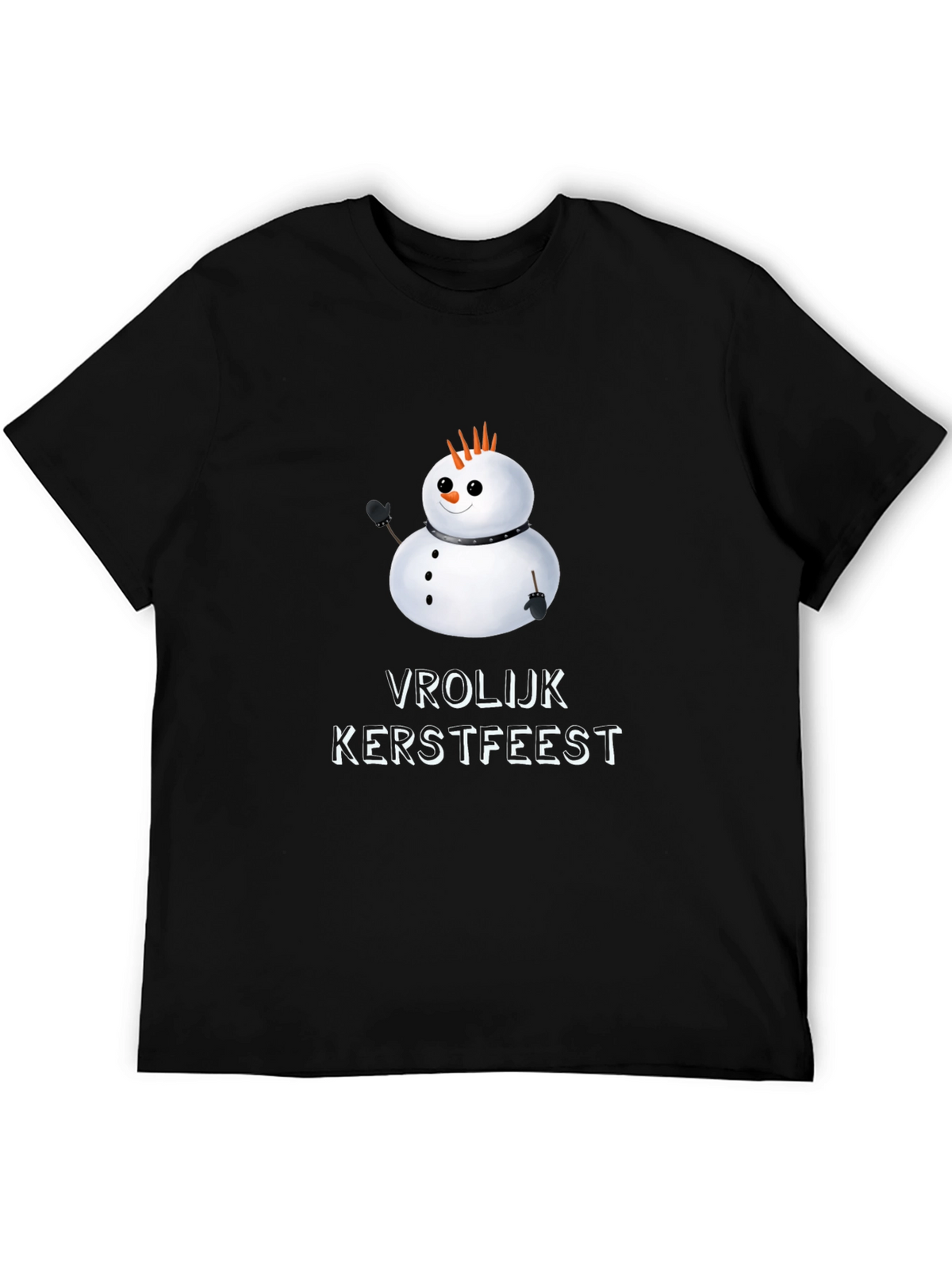 Vrolijk Kerstfeest Snowman T-Shirt