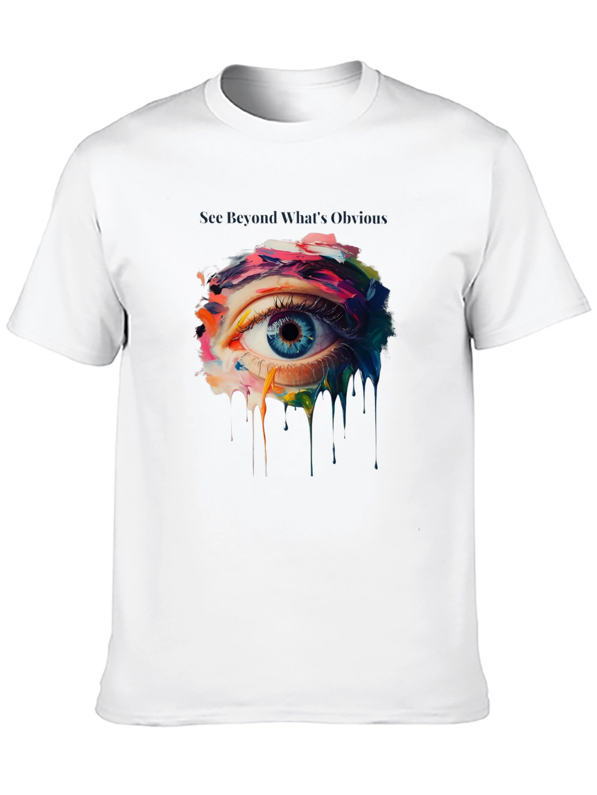 Eye See Beyond Graphic T-Shirt - Artistic Design