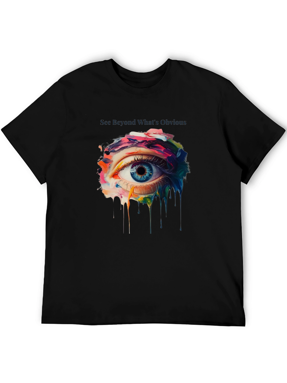 Eye See Beyond Graphic T-Shirt - Artistic Design