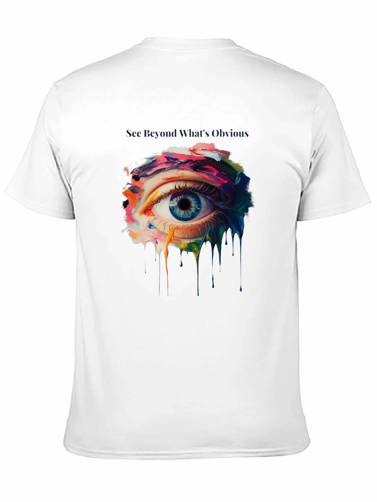 Eye See Beyond Graphic T-Shirt - Artistic Design