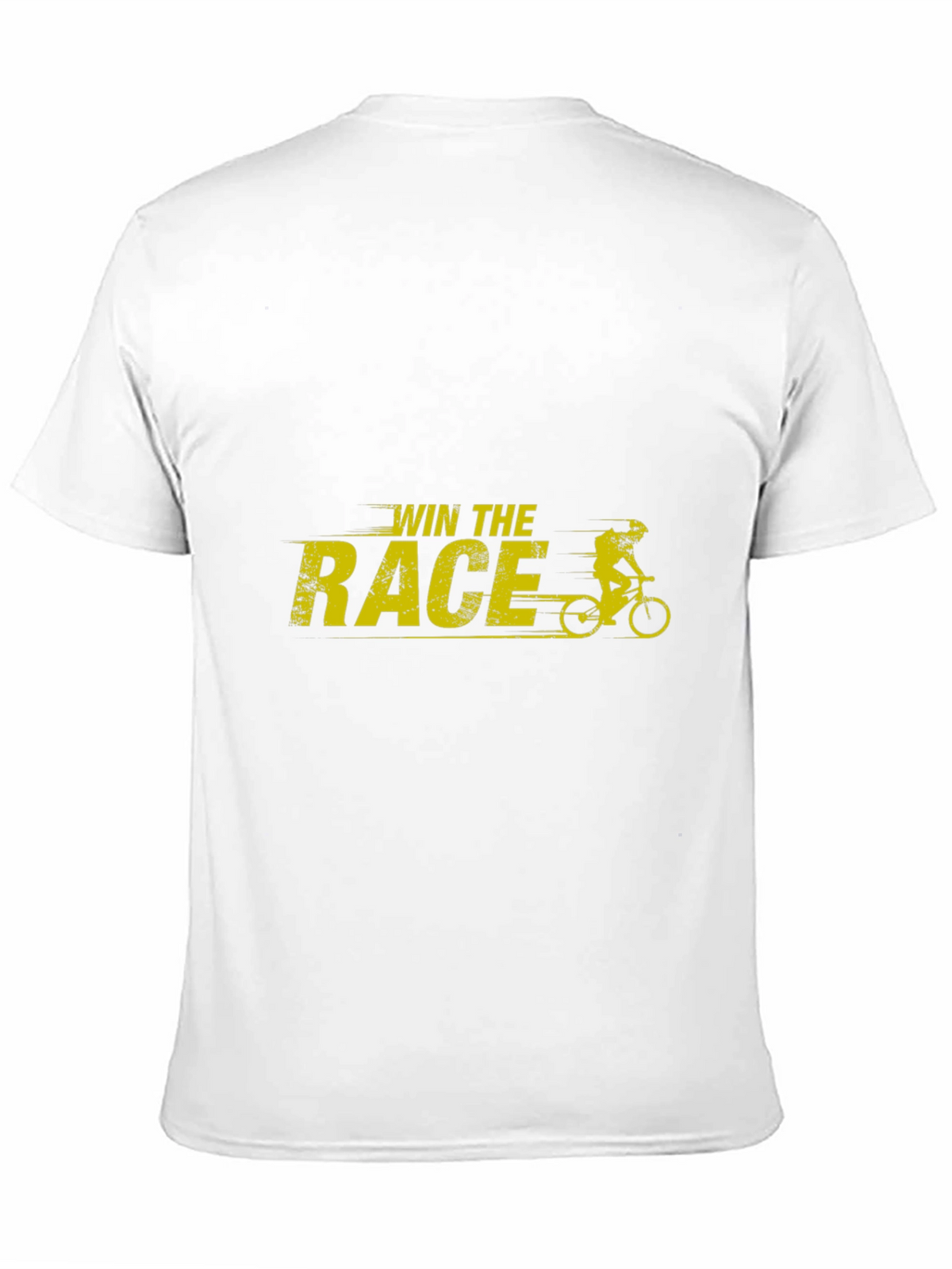 Win The Race Graphic T-Shirt - Black Cotton Tee