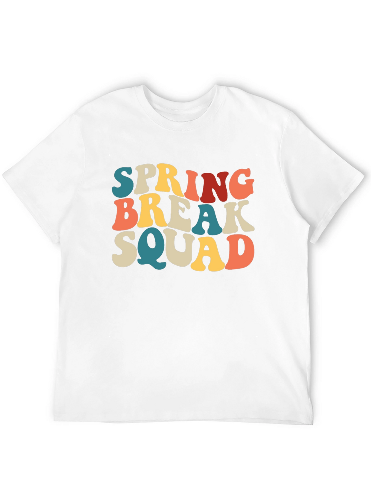 Spring Break Squad Graphic T-Shirt - Retro Style