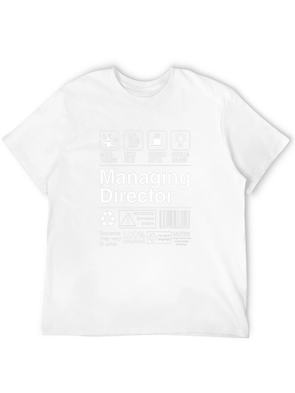 Managing Director Funny Graphic T-Shirt
