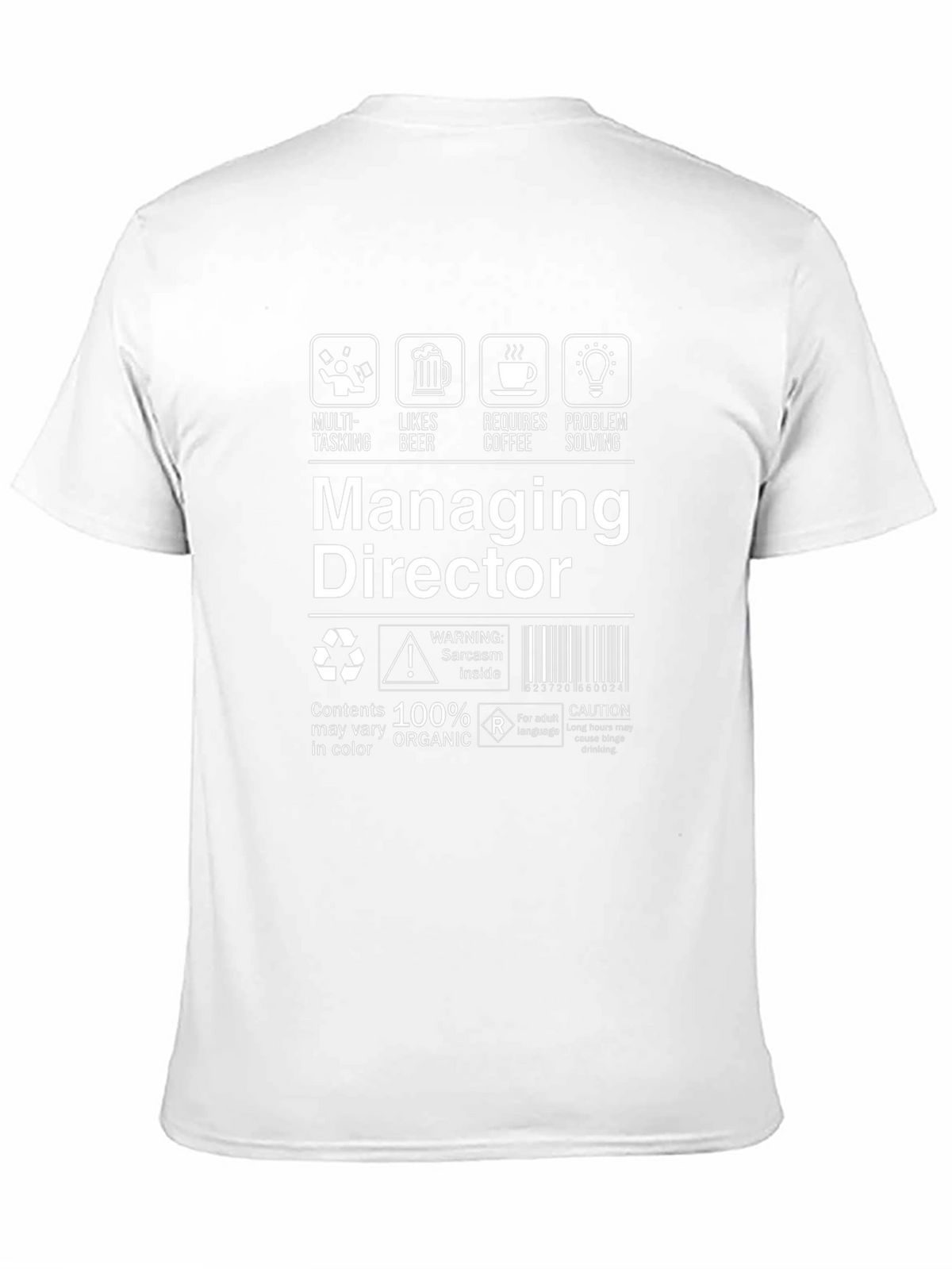 Managing Director Funny Graphic T-Shirt