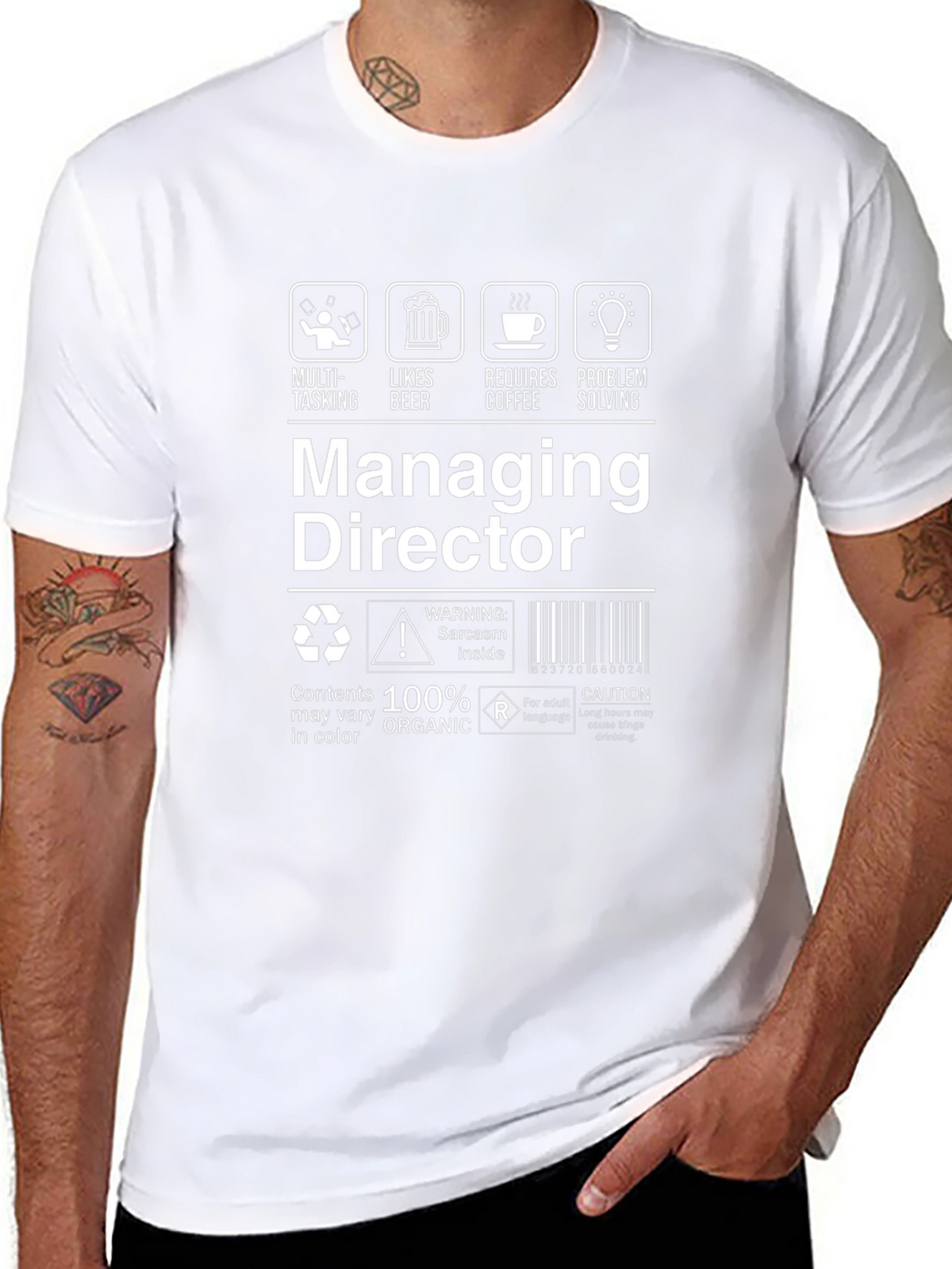 Managing Director Funny Graphic T-Shirt