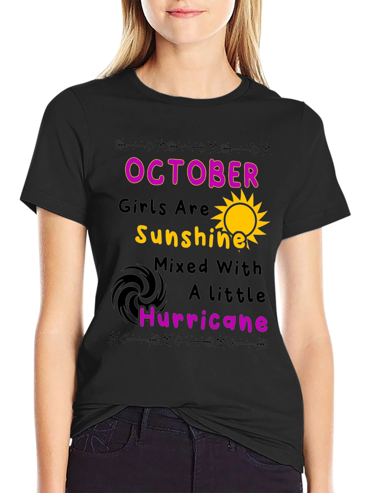October Girls Sunshine & Hurricane Graphic Tee