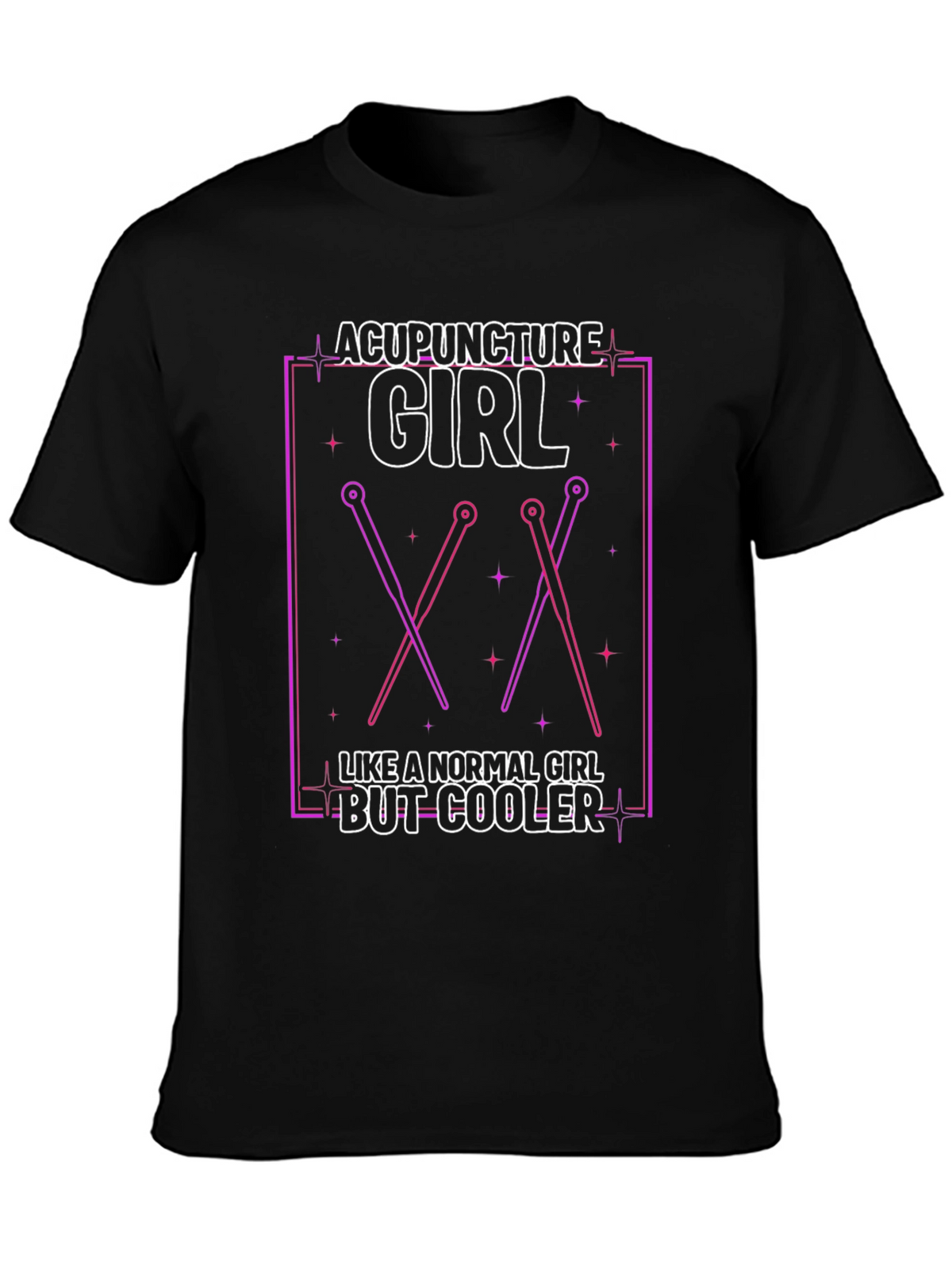 Acupuncture Girl T-Shirt - Cool Therapist Design