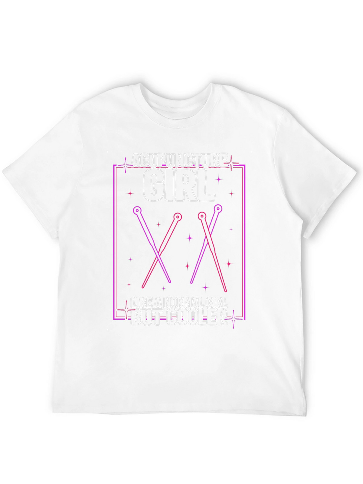 Acupuncture Girl T-Shirt - Cool Therapist Design